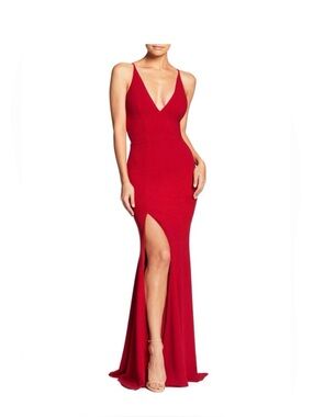 Dress the Population Iris Crepe Trumpet Gown